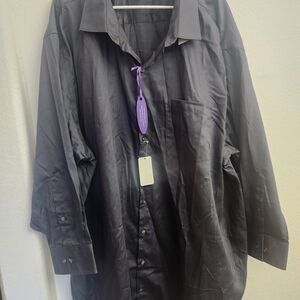 Men's Black Casual Button Down Shirt